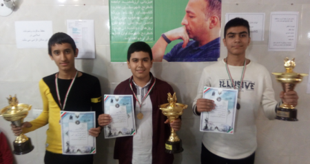 بازیکنان برتر و قهرمانان هفتمین دوره مسابقات شطرنج جام فکر برتر شهرستان ملارد