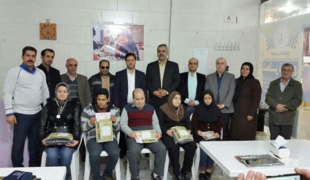 نتایج نهایی و مراسم اختتامیه مسابقات شطرنج نابینایان شهرستان ملارد